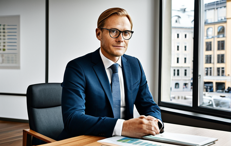 **
"A well-dressed investor in a modern Stockholm office, reviewing charts on sustainable investments and green bonds, showcasing a diversified portfolio. Professional attire, safe for work, appropriate content, fully clothed, professional, modest, family-friendly, perfect anatomy, natural proportions, high quality."
**